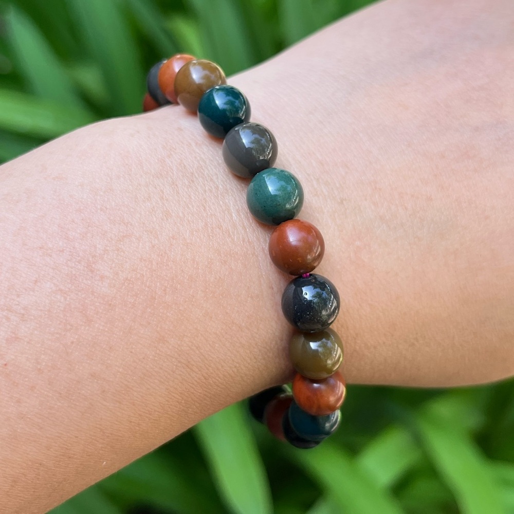 8.5mm stretchable‎ multicolor Alashan bracelet 1811